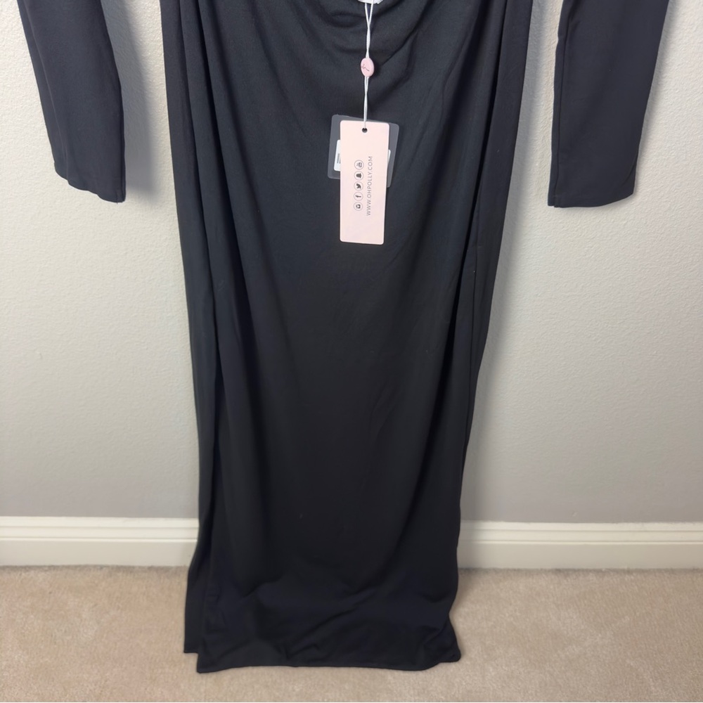 Oh Polly NWT Kian Longsleeve Backless Maxi Dress - Picture 6 of 9